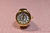Anillo Reloj dorado