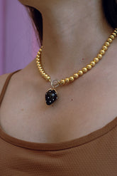 Collar Fresa Negra