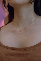 Collar Inicial Brillo