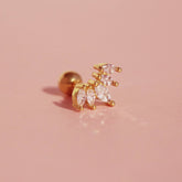 Piercing Corona dorada