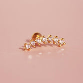 Piercing 7 Círculos dorado