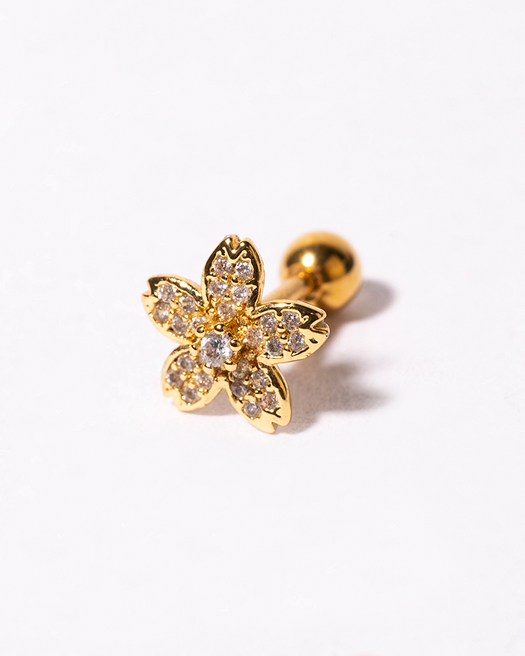 Broquel flor grande brillo