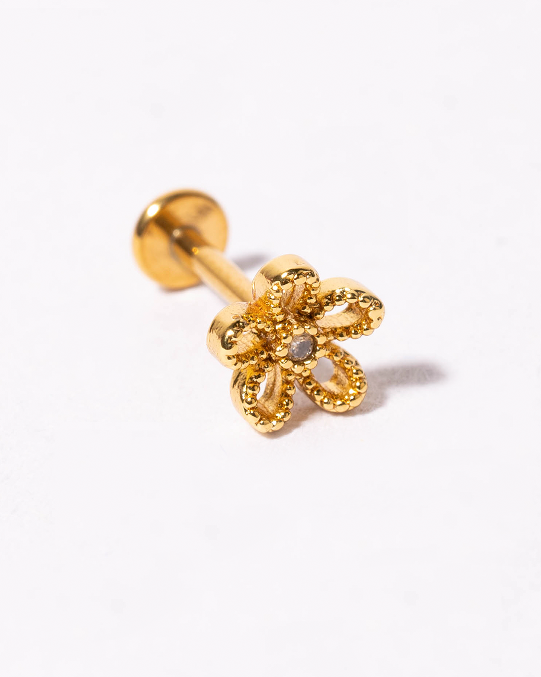 Broquel mini flor abierta