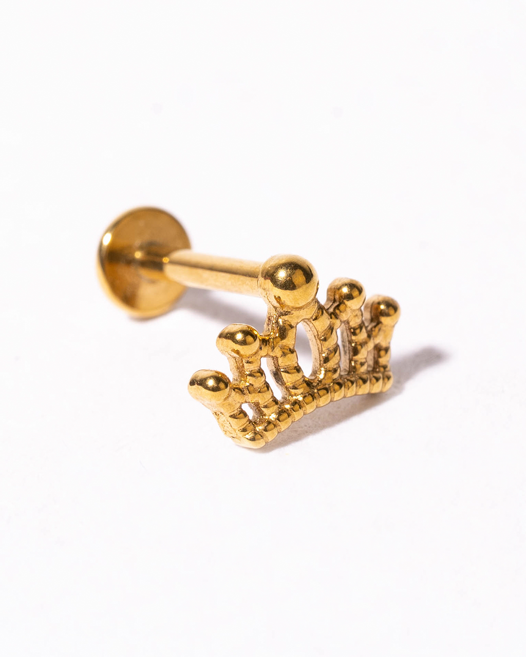 Broquel corona dorada