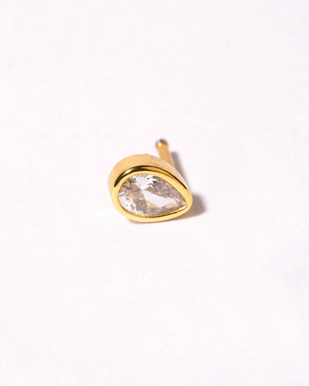 Broquel gota brillo dorado