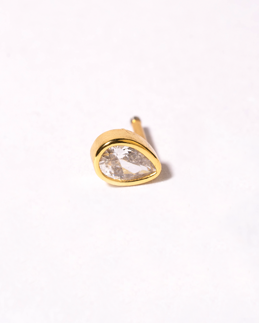 Broquel gota brillo dorado