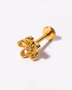 Broquel mini flor abierta