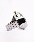 Anillo Reloj Plateado