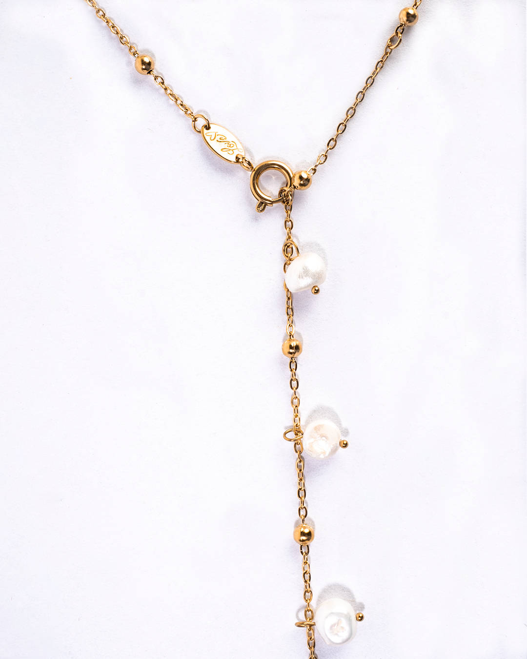 Collar lluvia de perlas
