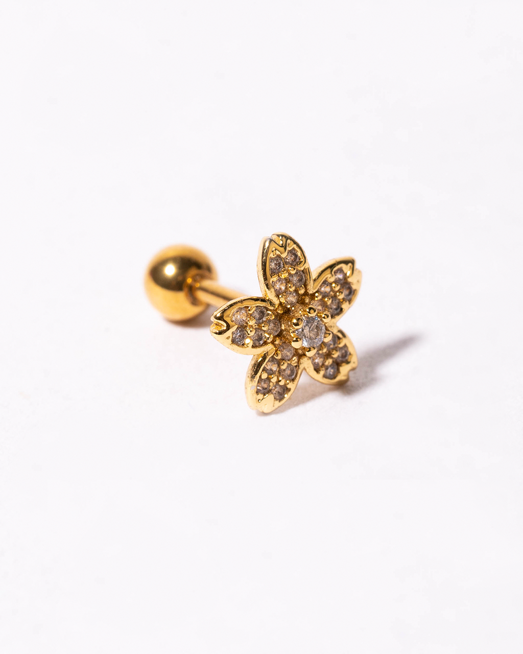 Broquel flor grande brillo