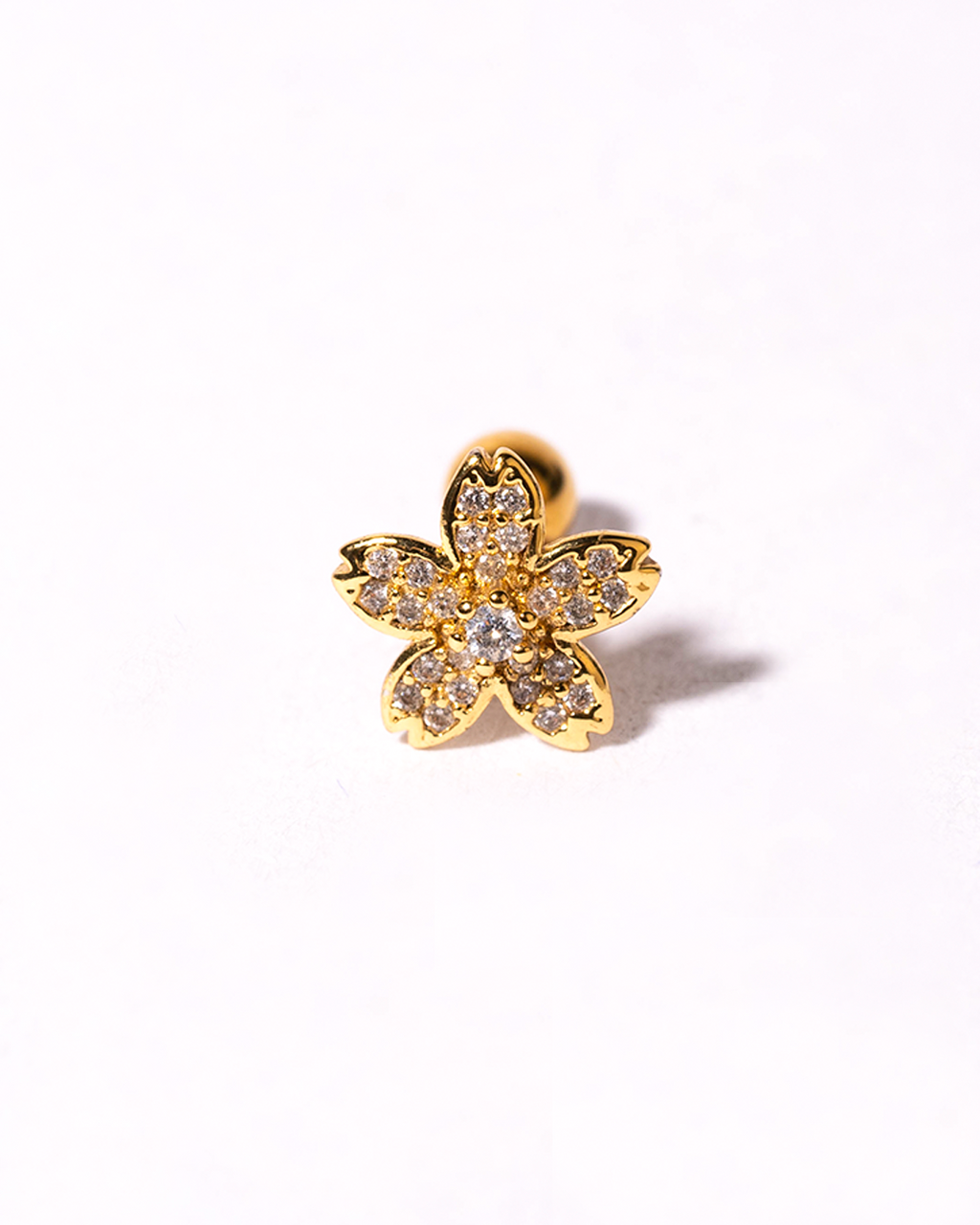 Broquel flor grande brillo
