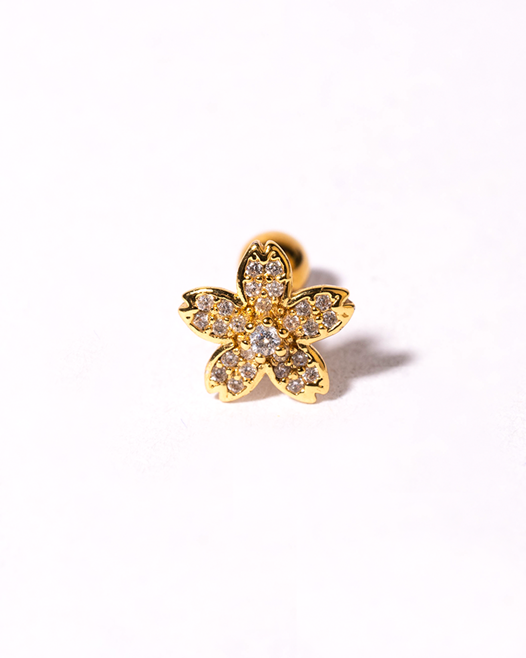 Broquel flor grande brillo