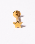 Broquel mini estrella dorada