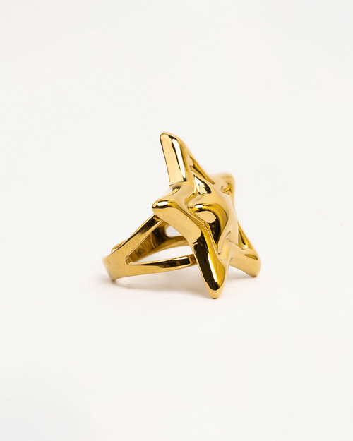 Anillo Estrella Dorada
