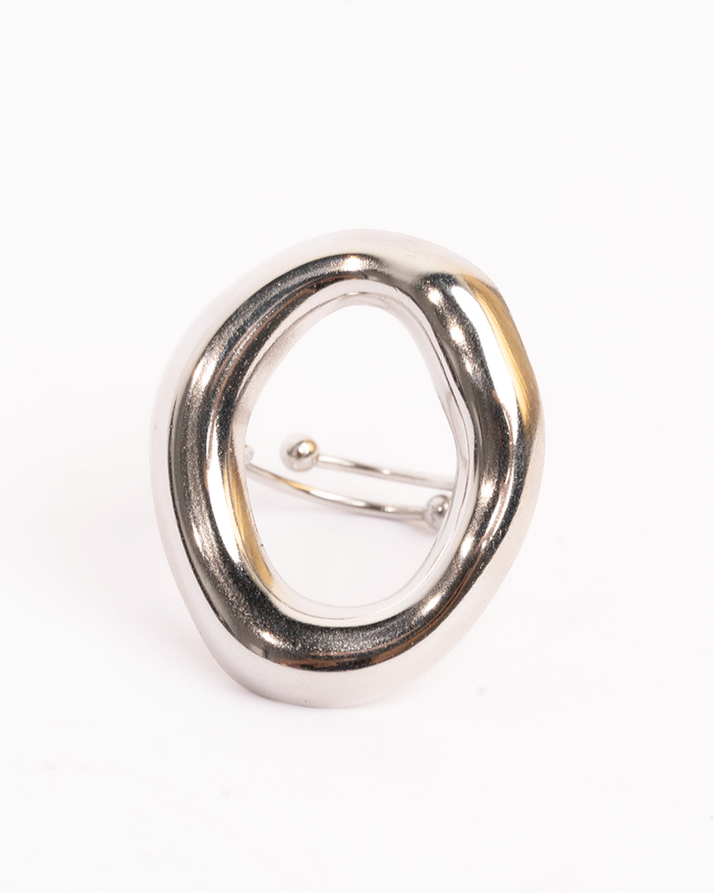 Anillo Dual plateado