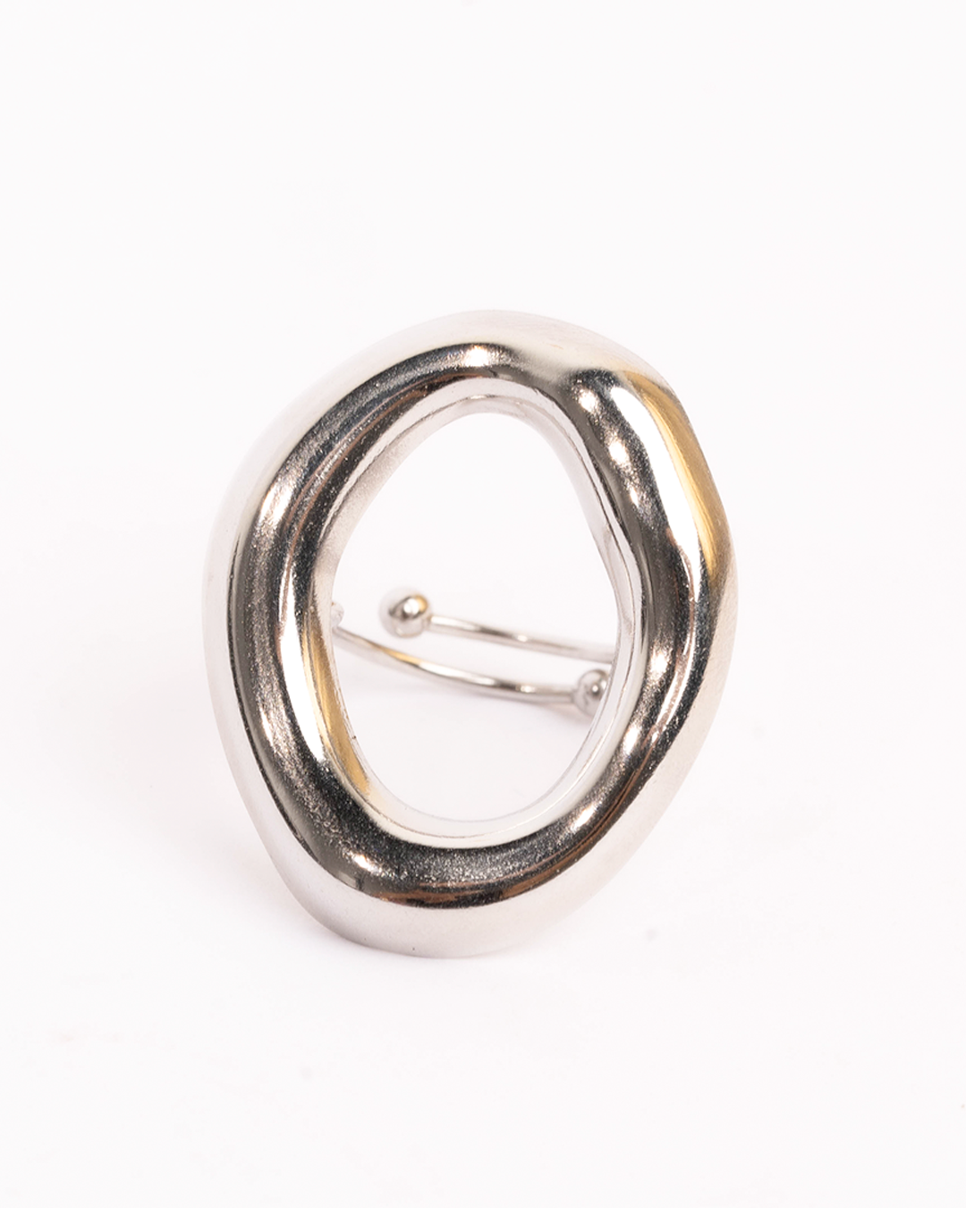 Anillo Dual plateado