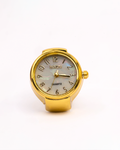 Anillo Reloj dorado