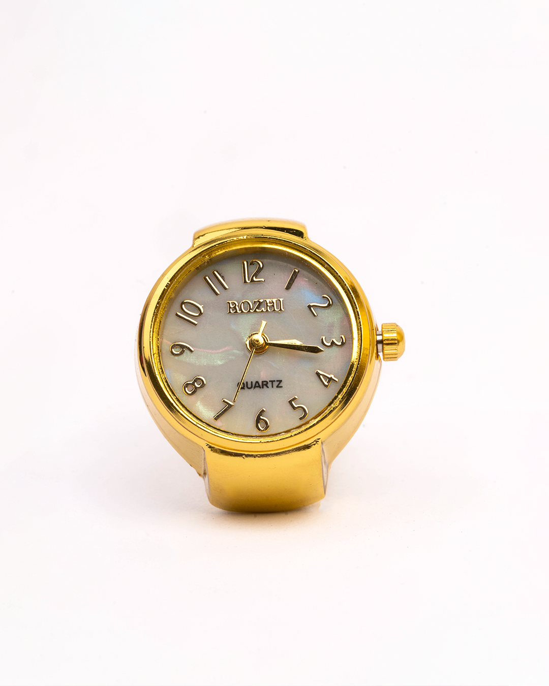 Anillo Reloj dorado