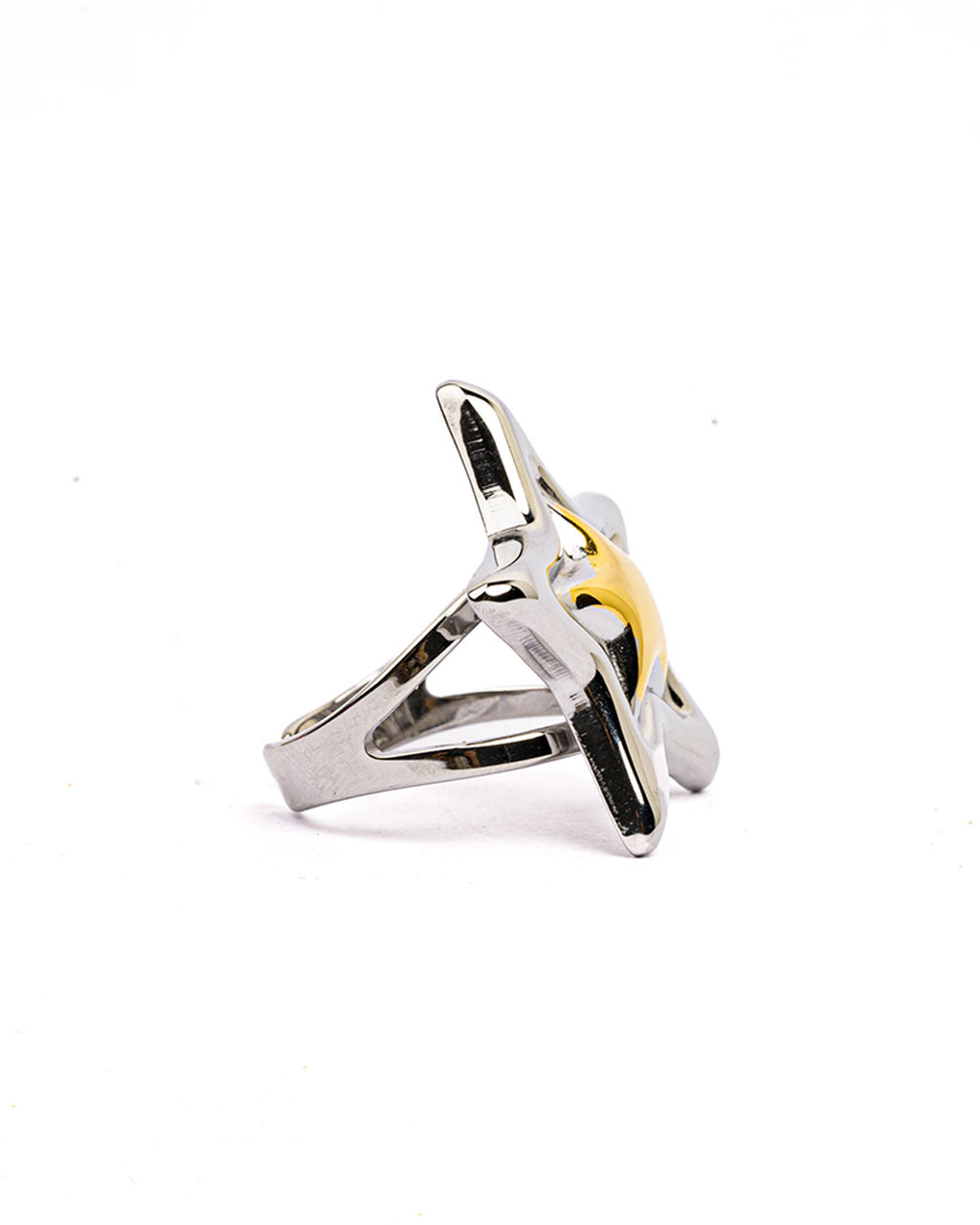 Anillo Estrella Bicolor