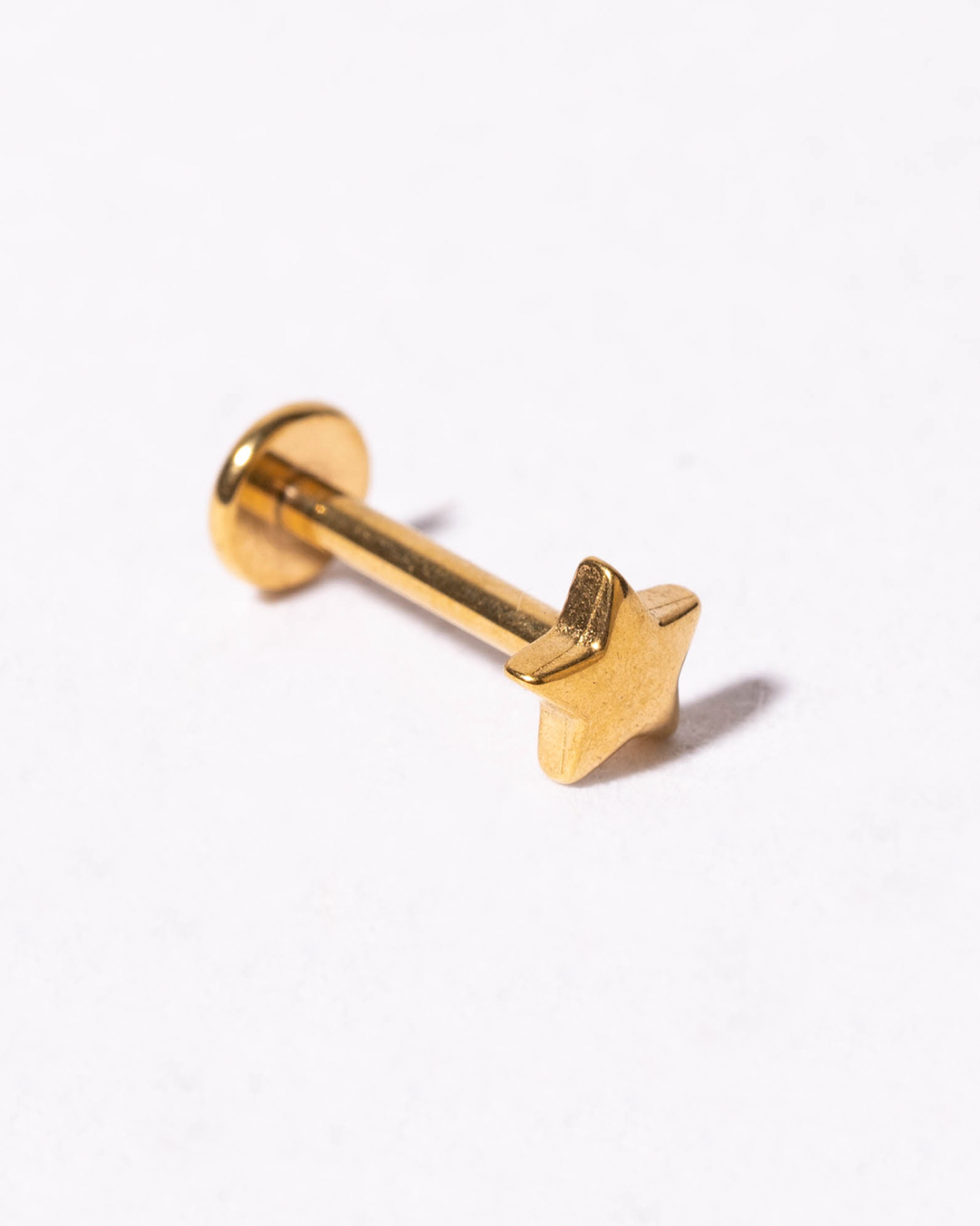 Broquel mini estrella dorada