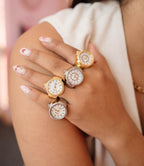 Anillo Reloj Plateado