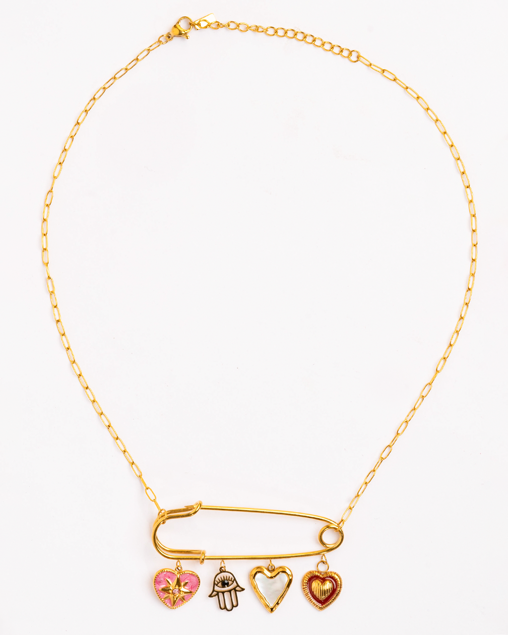 Collar seguro 4 dijes