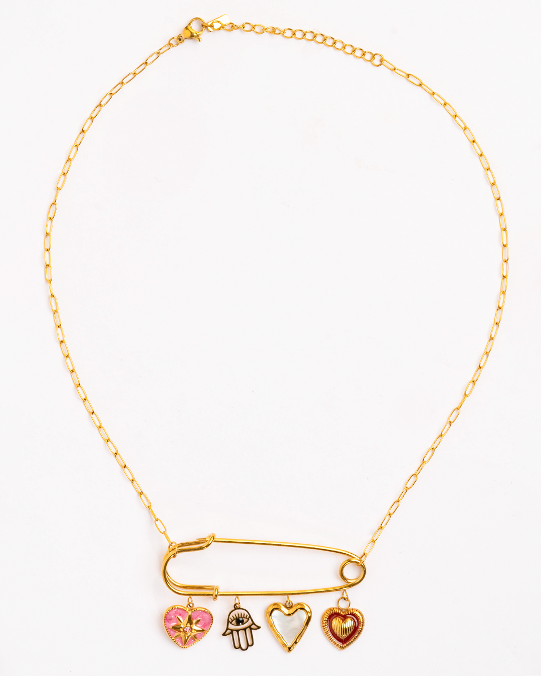 Collar seguro 4 dijes