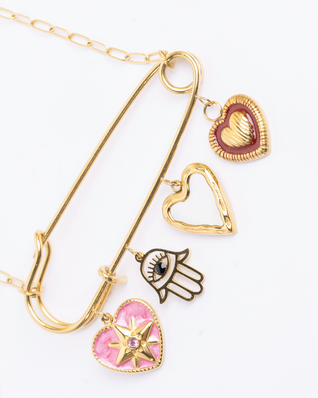 Collar seguro 4 dijes