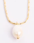 Collar perla dorado
