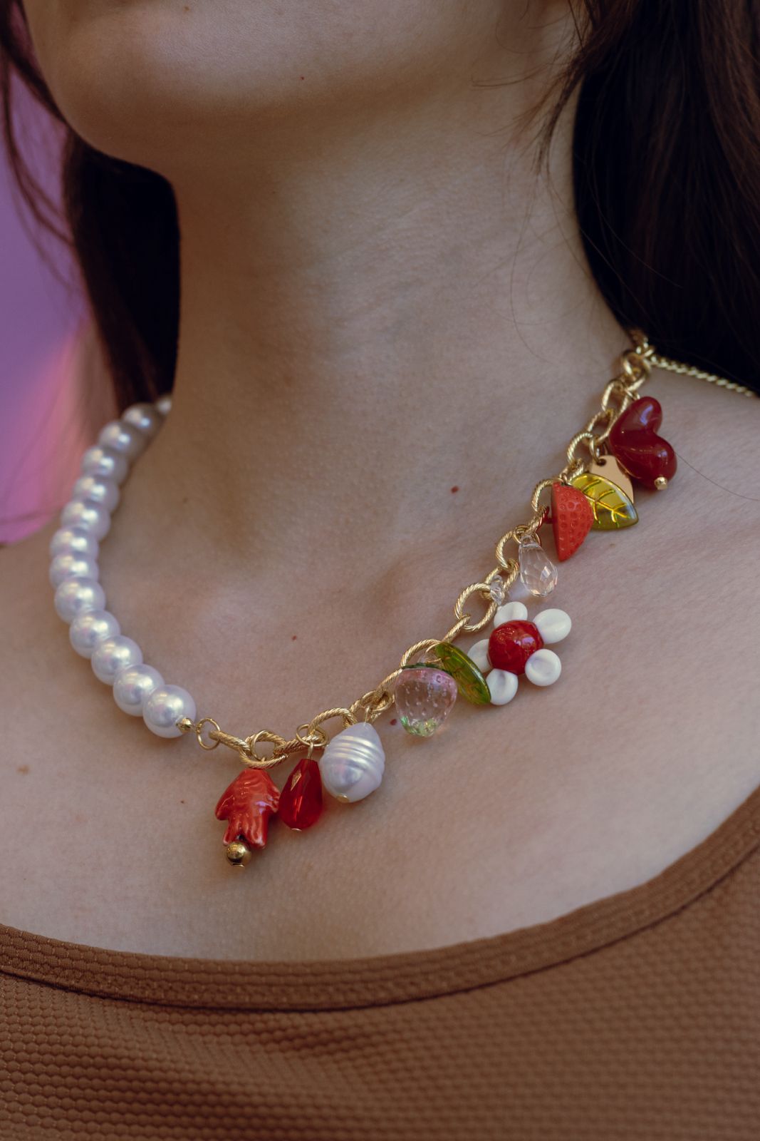 Collar Bikina Rojo