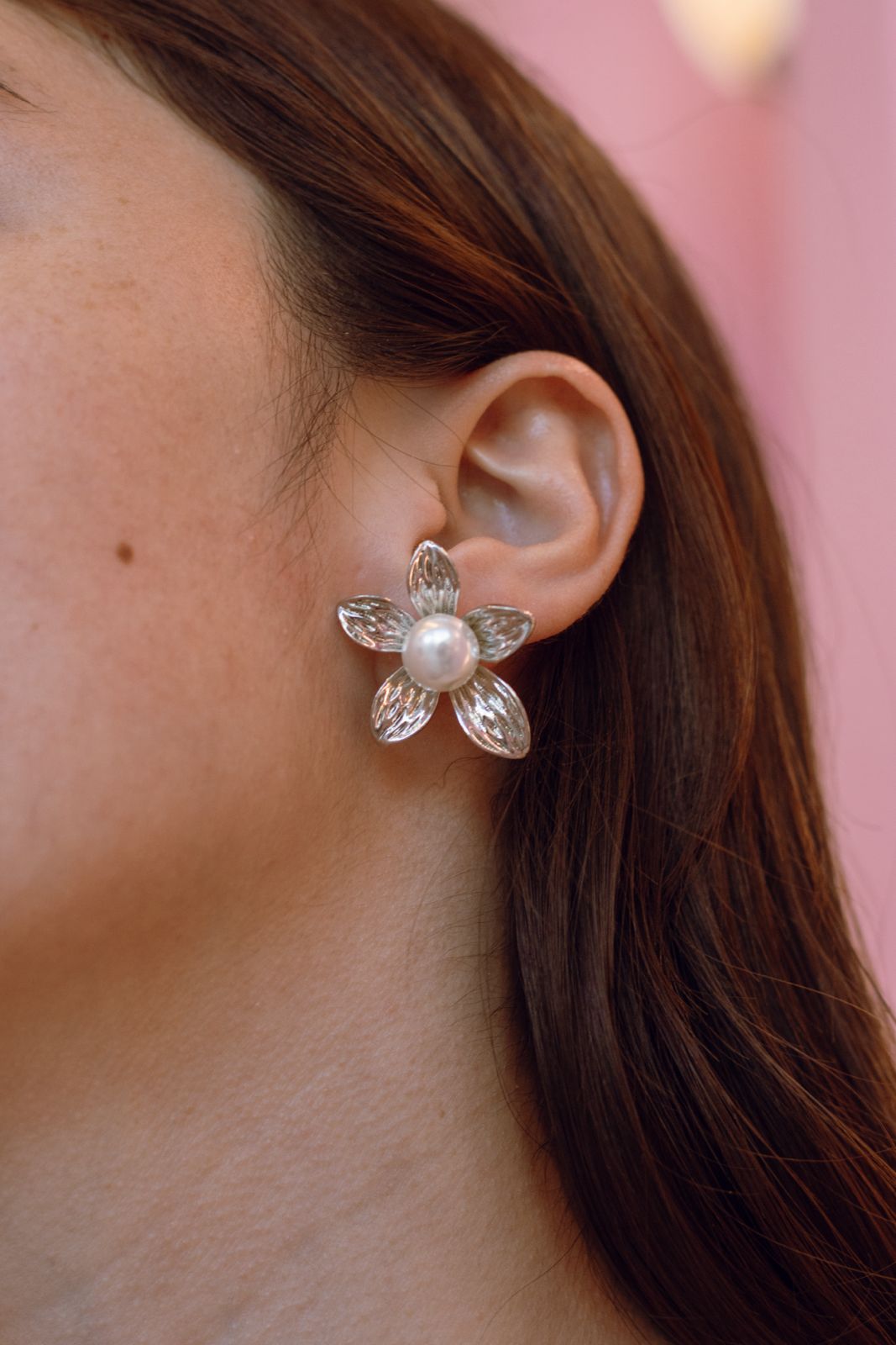 Flor Plata Perla