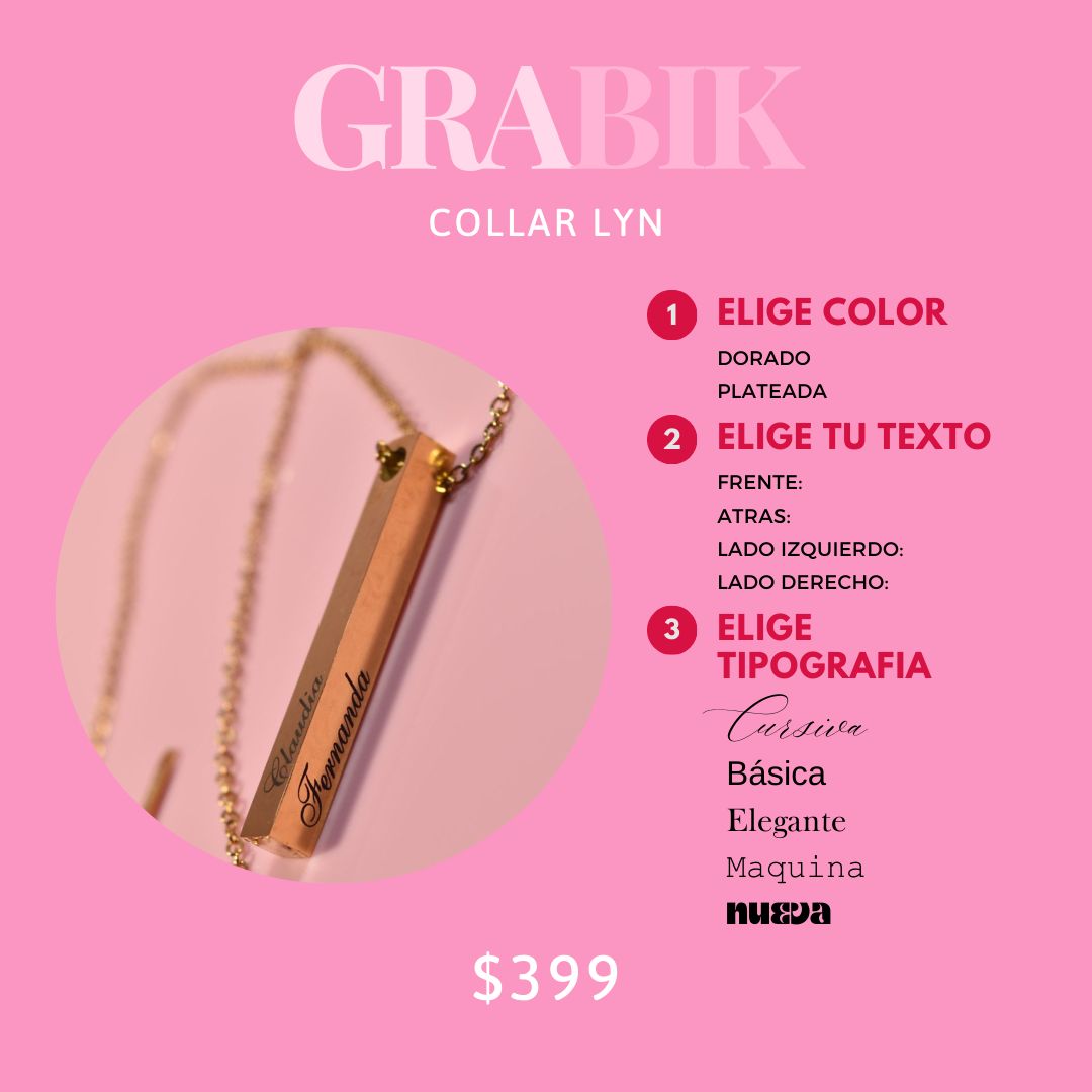 Collar Lyn GRABIK Personalizado